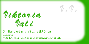 viktoria vali business card